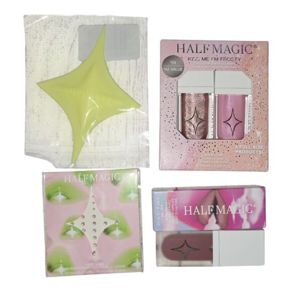 Half Magic Full Size Makeup Set Lips and Eyes All Brand New in the package - Picture 1 of 10